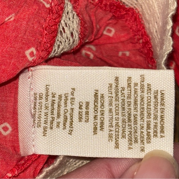 Free People Women’s Peasant Blouse Size S - Picture 7 of 13